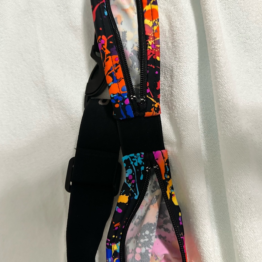 Colorful Splatter running belt